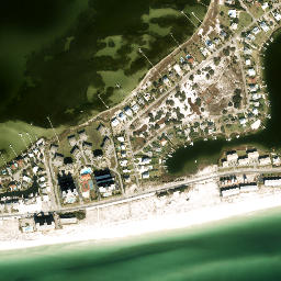 Villa Sabine Florida High Resolution Satellite Map