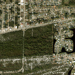 Treasure Hill Park Florida High Resolution Satellite Map