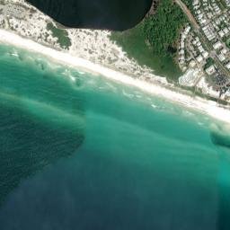 Watercolor Florida High Resolution Satellite Map