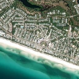 Seaside map(satellite map)