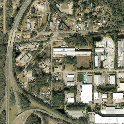 Hart Haven Florida High Resolution Satellite Map