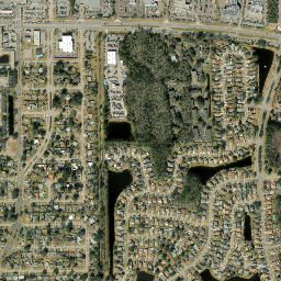Sandalwood Florida High Resolution Satellite Map