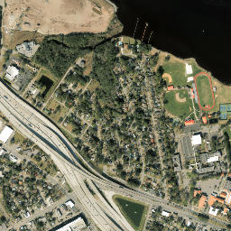 South Jacksonville Florida High Resolution Satellite Map