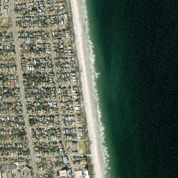 Neptune Beach map(satellite map)