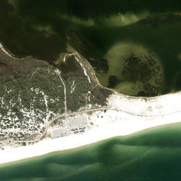 Johnsons Beach Florida High Resolution Satellite Map