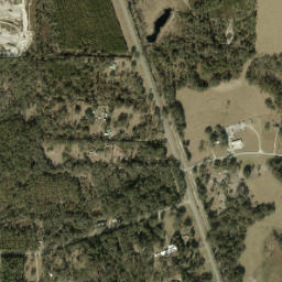 Suwannee Valley Florida High Resolution Satellite Map