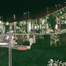 Orange Beach map(satellite map)