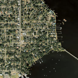 Saint Johns Park Florida High Resolution Satellite Map