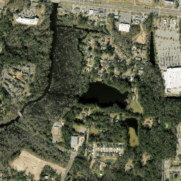 Killarney Shores Florida High Resolution Satellite Map
