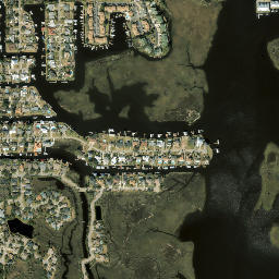 Isle of Palms Florida High Resolution Satellite Map