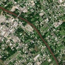 Breaux Bridge map(satellite map)