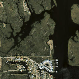 Pablo Keys Florida High Resolution Satellite Map