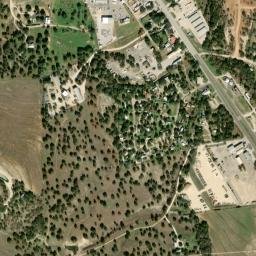 Blanco County map(satellite map)