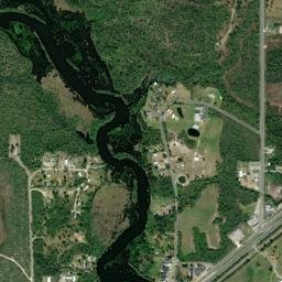 Bayou George Florida High Resolution Satellite Map