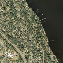 Ortega Terrace Florida High Resolution Satellite Map