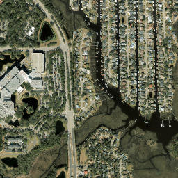 Isle of Palms South Florida High Resolution Satellite Map