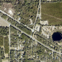 Houston Florida High Resolution Satellite Map