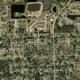 Jacksonville Heights Florida High Resolution Satellite Map