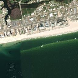 Gulf Shores map(satellite map)