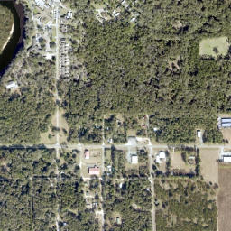 Dowling Park Florida High Resolution Satellite Map