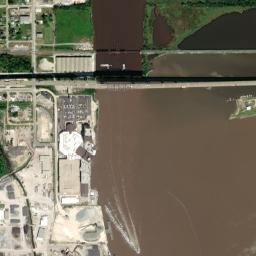 Highway 90, Westlake, LA 70669, USA High Resolution Satellite Map