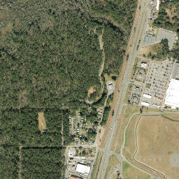 Yukon Florida High Resolution Satellite Map