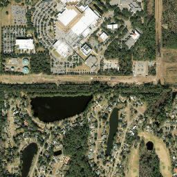 Deerwood Club Florida High Resolution Satellite Map
