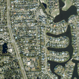Ponte Vedra Florida High Resolution Satellite Map
