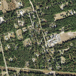 Shadeville Florida High Resolution Satellite Map