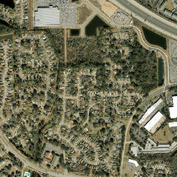 Argyle Forest Florida High Resolution Satellite Map