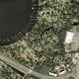 Plummers Florida High Resolution Satellite Map