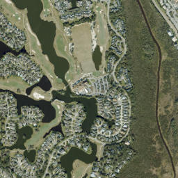 Sawgrass Florida High Resolution Satellite Map