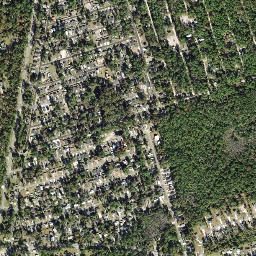 Wakulla Gardens Florida High Resolution Satellite Map
