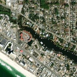 Gulf Lagoon Beach Florida High Resolution Satellite Map