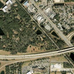 Greenland Florida High Resolution Satellite Map