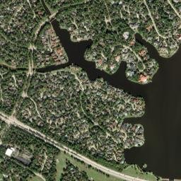 The Woodlands map(satellite map)