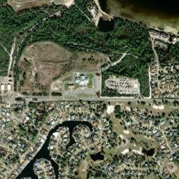Upper Grand Lagoon map(satellite map)