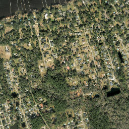 Mandarin Florida High Resolution Satellite Map