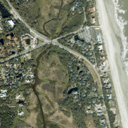 Mickler Landing Florida High Resolution Satellite Map