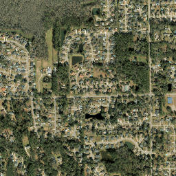 East Mandarin Florida High Resolution Satellite Map
