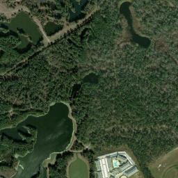 Satellite view of Highland Pines Golf Club