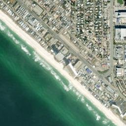 Lower Grand Lagoon map(satellite map)
