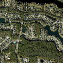 Pine Bluff Florida High Resolution Satellite Map