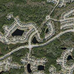 St. Johns map(satellite map)
