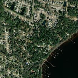 Hibernia Florida High Resolution Satellite Map