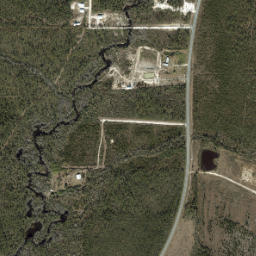 Early Florida High Resolution Satellite Map