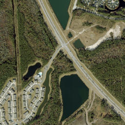 Whites Ford Florida High Resolution Satellite Map