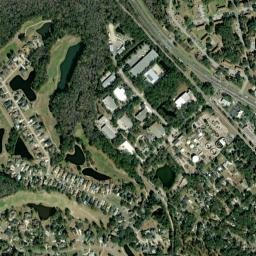 Magnolia Springs Florida High Resolution Satellite Map