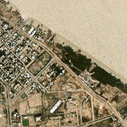 Al Fāw map(satellite map)