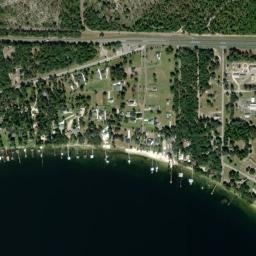 Kingsley Beach Florida High Resolution Satellite Map
